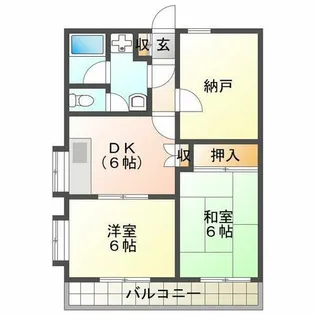 サンシャイン舞子【3階】の間取り