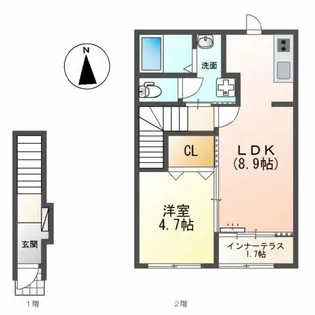 レガーロ・F【2階】の間取り