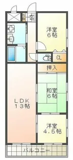 フレンドリー西明石【5階】の間取り