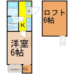 ツェルニー【2階】の間取り