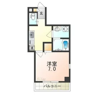 TKアンバーコート堺東【5階】の間取り