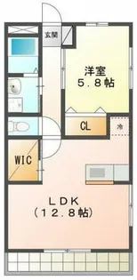 ベルヴェール Ⅰ【1階】の間取り