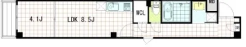 Villa Mauloa(ヴィラマウロア)【4階】の間取り