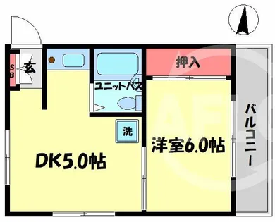 ベルンガーデン同心【8階】の間取り