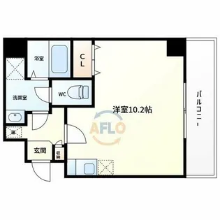 デュレ アンジュ【6階】の間取り