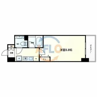 ジュネス東住吉弐番館【5階】の間取り
