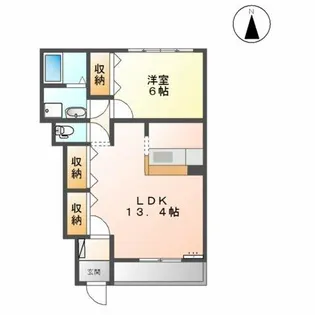 St.Lily N棟【1階】の間取り