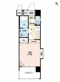 アレクサス・ラ・クラシコ【3階】の間取り