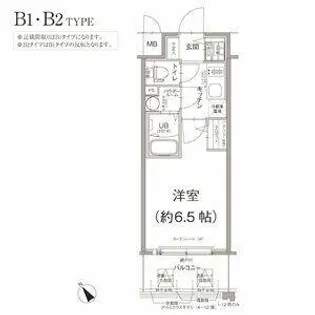 エスリード大阪デュアルゲート【9階】の間取り