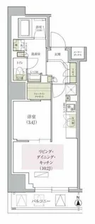 アーバネックス天満橋Front【11階】の間取り