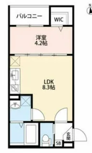 ルネッサ八尾南【3階】の間取り