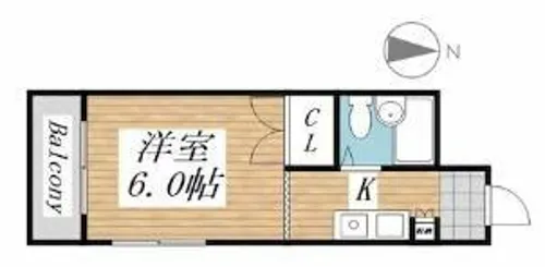 ロイヤルステイ【205号室】の間取り