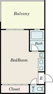 グリーンハイツタツミ【3E号室】の間取り