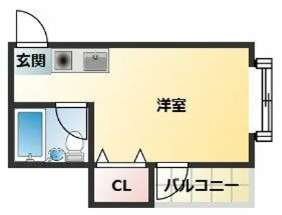マーキュリー東住吉A棟【1階】の間取り