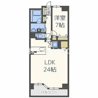 グレンパーク梅田北【506号室】の間取り