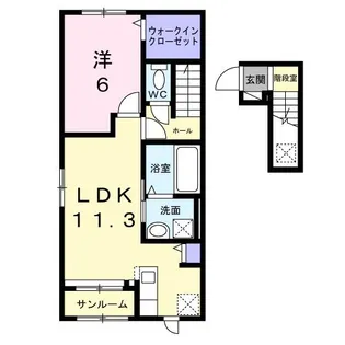 エムアンドエフ【2階】の間取り