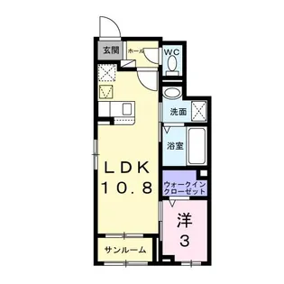 エムアンドエフ【1階】の間取り