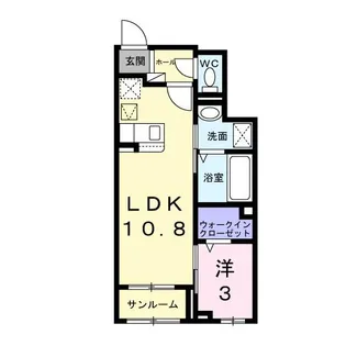 エムアンドエフ【1階】の間取り