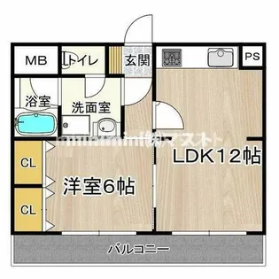 大正メゾン【8階】の間取り