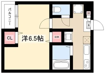 URBAN NORTH【102号室】の間取り