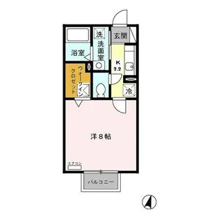 プチメゾン塩釜【1階】の間取り