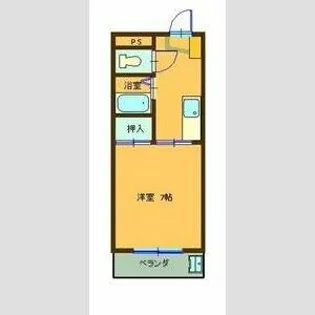 ハウス・テラ・サイド【204号室】の間取り