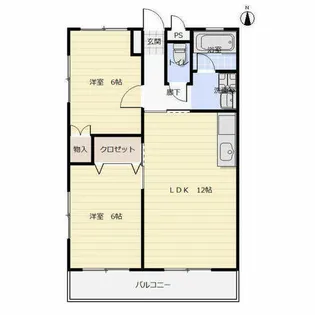 東祐ハイツ【101号室】の間取り