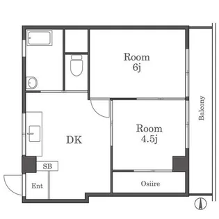 第一友栄ビル【4階】の間取り