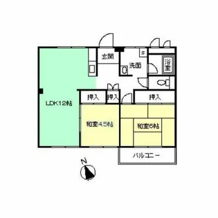 アネックス【204号室】の間取り