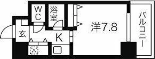 AXIS桜通内山【12階】の間取り