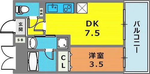 フロレスタ【2階】の間取り
