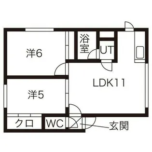 アドゥスィールⅡ【3階】の間取り