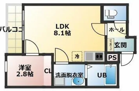 ONE FIVE 姪浜【302号室】の間取り