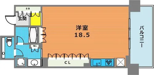 ザ・パークハウス神戸トアロード【2階】の間取り