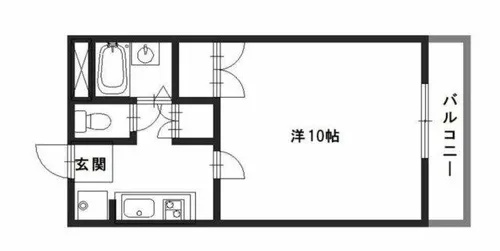 K・X御立【20B号室】の間取り