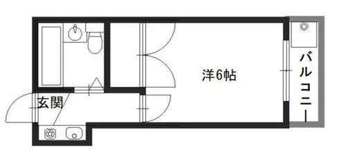 ヴァンヴェール宮西【204号室】の間取り