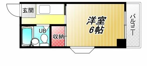 ウェルレジデンス小阪【7階】の間取り