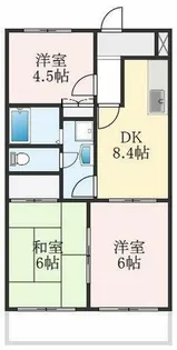 草愛マンション【2階】の間取り