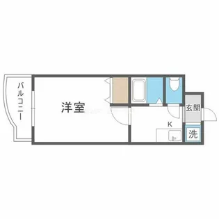 ラフィーネ北島【4階】の間取り