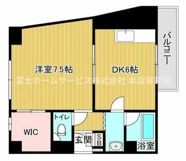 長居椿マンション【501号室】の間取り
