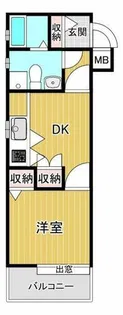 エステートモア博多II【3階】の間取り