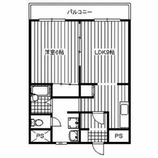 大阪府箕面市箕面4丁目【マンション】の間取り