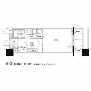 グラン・アベニュー白川公園【8階】の間取り