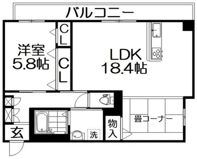 シャーメゾン樟楼【201号室】の間取り