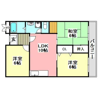 アンセスター91【106号室】の間取り