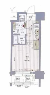 レジュールアッシュ梅田NEX【10階】の間取り