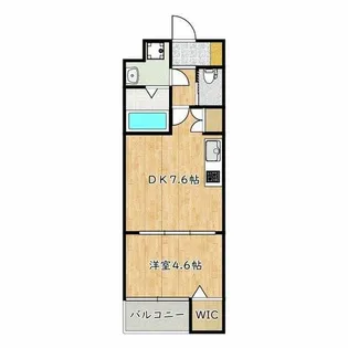 大阪府羽曳野市野々上5丁目【アパート】の間取り