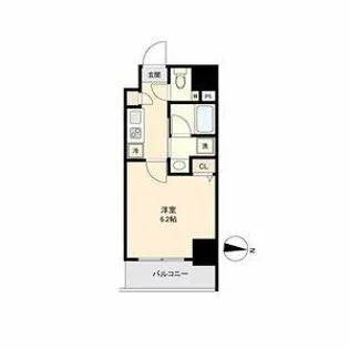 CAVANA新栄【3階】の間取り