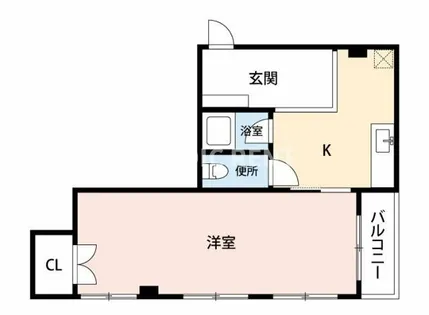 メゾン・メジテラーネ【1階】の間取り