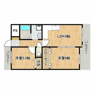 センターヒル千舟【12階】の間取り